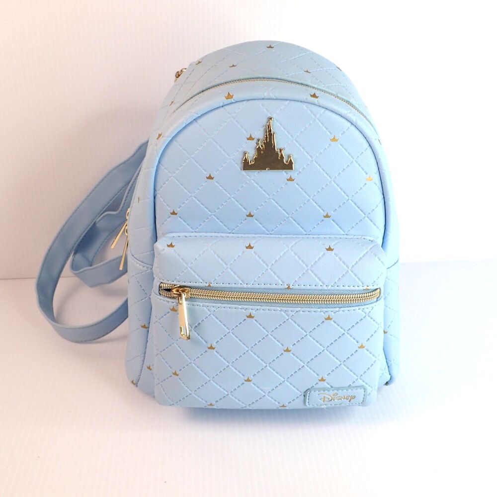 Loungefly Disney Day Castle Pink Quilted Mini Backpack